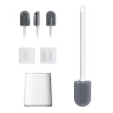Ibergrif M34151-2 Set van 2 Siliconen Toiletborstels