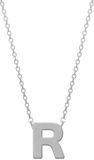 CO88 Collection 8CN-11017 - Stalen collier - letterhanger R 9 mm - lengte 42+5 cm - zilverkleurig