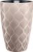 Form Plastic Plantenpot/bloempot Flow Slim - kunststof - beige - D30 x H48 cm - met binnenpot - rond