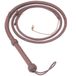 Echt rundleer Bullwhip, 08 voet lang, 08 strengen gevlochten Indiana Jones stijl Bullenzweep, donkerbruin