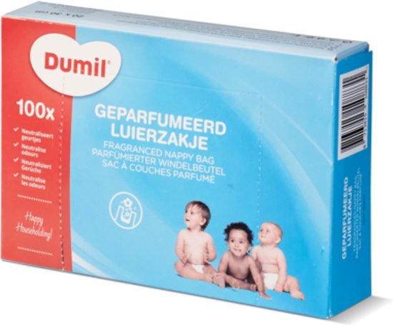 Dumil Geparfumeerd Luierzakje x 100 stuks