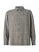 TOMMY HILFIGER Overhemd beige / blauw / zwart