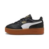 PUMA Palermo Elevata leren sneakers voor dames 35.5, Black Gum Beige