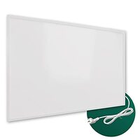 Ecowelle Infraroodverwarming 900 Watt - elektrische witte verwarmingsplaat - energiebesparende elektrische verwarming - elektrische wandverwarming