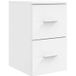 Maison Exclusive Armoire de salle de bain exclusive - Blanche - 30 x 35 x 50 cm - Fabriquée en panneaux de particules