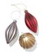 HEMA Lot De Boules De Noël De 8,2 Cm En Verre À Bords Pailletés - 3 Pièces (multi)