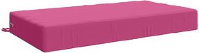 vidaXL - Coussin d'assise - SOEST - 100% Polyester - Rose - 120 x 60 x 15 cm