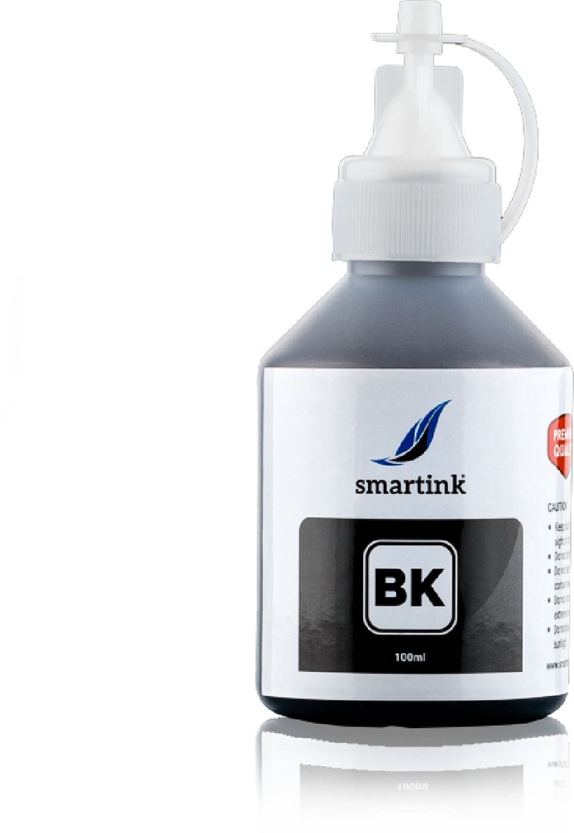 Smart ink Geschikt Brother BT6000BK Zwart 100 ml inktfles Huismerk