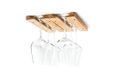 Fox Run 5025 Wijnglas Houder Rack, Hardhout, Bruin