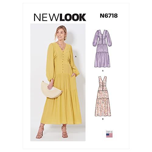 New Look UN6718A Misses' Dress A (Sizes 8-20)