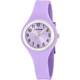 Calypso K5877/3 Polshorloge Dames Blauw Siliconen Analoog Quartz 31.6mm 5 ATM