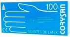 Corysan Gants en latex Taille M 100 pièces