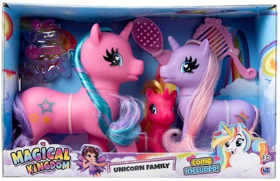 Merkloos MAGICAL KINGDOM - UNICORN FAMILY. Educatief spel
