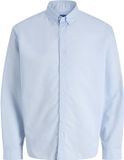 JACK&JONES JORNORREBRO OXFORD SHIRT LS MP Heren Overhemd Lange Mouw Katoen/Polyester Blauw M