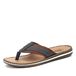 Rieker Slippers blauw Leer - Heren - Maat 43