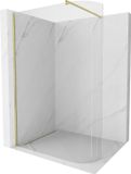 Mexen Kioto-R paroi de douche Walk-in 110 x 200 cm, transparent 8 mm, or brossé