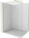 Mexen Kioto-R paroi de douche Walk-in 110 x 200 cm, transparent 8 mm, or brossé