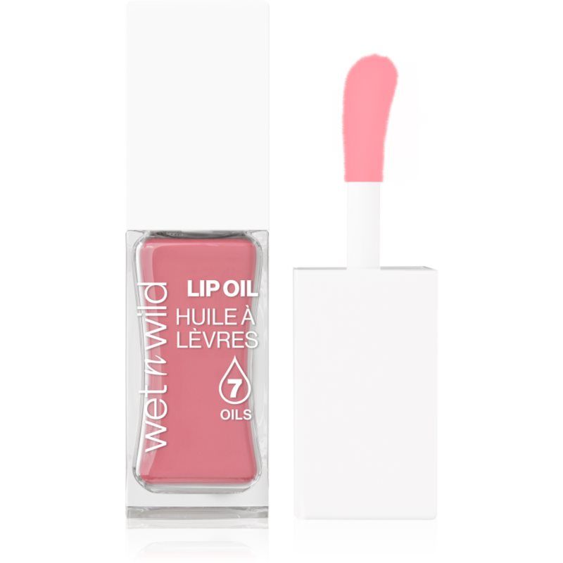 Wet n Wild Getinte Lippolie, Voedende & Niet-Kleverige Roze Lipgloss Aangedreven door 7 Natuurlijke Oliën, Lichtgewicht Formule voor Spiegelachtige Glanseffect, Kleur Fuzzy Pillow