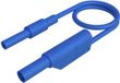 SKS Hirschmann MAL S WS-B 25/2,5 bl Veiligheidsmeetsnoer 4mm-veiligheidsbus 4mm-veiligheidsstekker, stapelbaar 25 cm Blauw