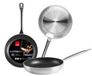 Ibili Gastronomy Koekenpan 24 cm Aluminium Zilver