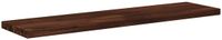 vidaXL Tafelblad Donkerbruin Glas 110 x 30 x 3 cm