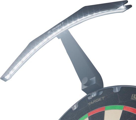 Target Darts LED Dartbord Verlichting - Heldere Dartbord Verlichting voor het hele bord | Extra Lange 3m Kabel | Past veilig op alle Dartborden | Eenvoudige Montage | Professionele Darts Accessoires