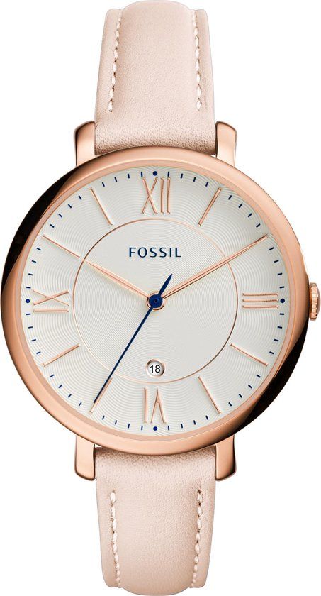 Fossil Jacqueline ES3988 Dameshorloge 36 mm - Rosékleurig