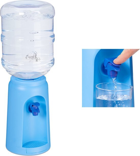 Relaxdays waterdispenser met kraantje - watertap kantoor - water tap - dispenser - 4.5 L