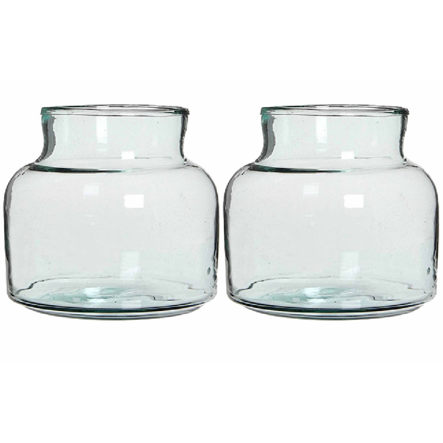 Mica Decorations - Glazen vaas - 20 x 21 cm - Transparant