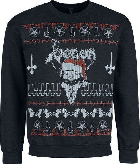 Venom Holiday Sweater - Black Christmas Heren kersttrui - zwart - M