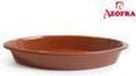 Azofra Ovale bron 39x23x5.5cm RVS Zilver
