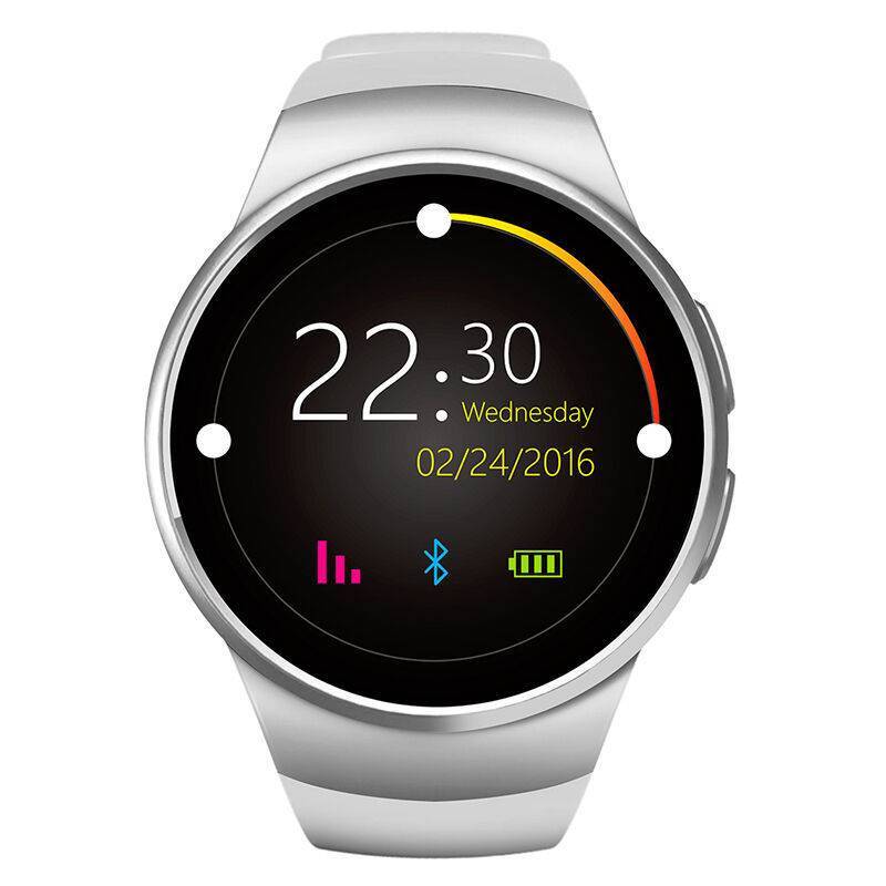 Stuff Certified KW18 Smartwatch Smartphone Horloge OLED Android iOS Zilver