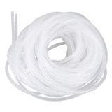 Spiraalkabelrol 4 mm x 10 m wit
