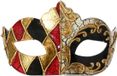 Decoris Masker polypropyln L16b10h9 cm rood/goud