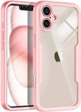 Techsuit Hoesje geschikt voor Apple iPhone 17 - ColorVerse 360 Case met Screenprotector - Roze