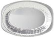 Dis-po 12573955 folieplaat, grootte 35,6 cm, zilver, 10 stuks