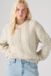 Levi's Charlotte pull en tricot à encolure ronde - Femme - XS - Blanc / White Swan Gold White Swan / Gold