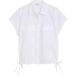 Tom Tailor - Blouse ample en popeline - Taille 40 - Blanc