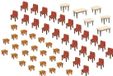 FALLER -7 Tafels en 48 Stoelen (180438)