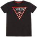 Guess Kinder-T-shirt Core Zwart Katoen Jersey Ronde Hals Korte Mouw Logo Regular Fit 14 jaar