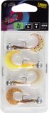 Fox Rage Loaded Ultra UV Micro Grub Tail Mixed Colors Pack (4 pcs) 4cm - Jighead 3g - Haak 4
