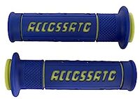 Accossato Handgrips for MV Agusta Brutale 1078 RR (2008-2022) - Blue/Yellow