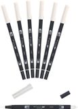 Tombow Dual Brushpen ABT N00 Kleurloos Blender 6 stuks