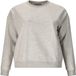 Q Sportswear Dames sweatshirt met ronde hals Ingelina lichtgrijs melange