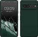 kwmobile telefoonhoesje geschikt voor Google Pixel 7 - Hoesje met siliconen coating - Smartphone case in mosgroen