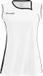 Spalding 4Her 2 Basketbalshirt Dames - Wit/Zwart/Zilvergrijs - Maat 44
