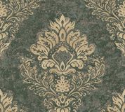 A.S. Création BETONLOOK BAROK BEHANG | Industrieel - beige bruin groen goud