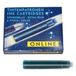 ONLINE® 17113/12 6x cartouches d'encre pour stylo plume bleu roi