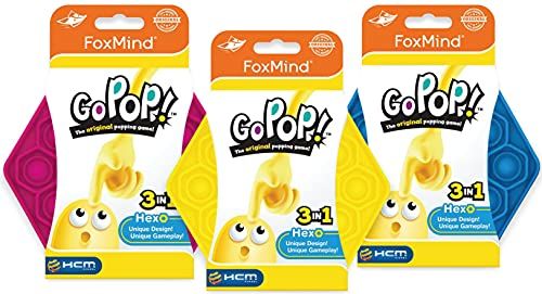 HCM Kinzel GoPop™ Hexo - Trend Fidget | Bubble | Push Pop | Reisspel | Logica Spel | Dagelijkse Stress | Nervositeit - 55185