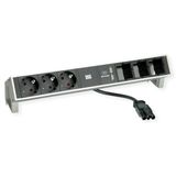 Bachmann DESK2 2xCEE7/3 stroom 0,2 m